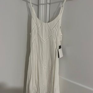 NWT - Lulus white mini dress